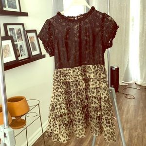 Leopard print dress